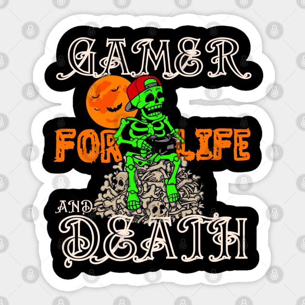 Gamer for life and death Sticker by Marveloso